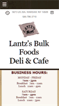 Mobile Screenshot of lantzsbulkfoods.com